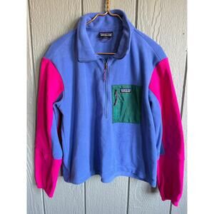Patagonia Women's Microdini 1/2 Zip Fleece Pullover Float Blue, Size Medium